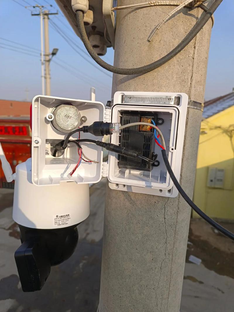 科技護(hù)村，平安共建 大張村槍球聯(lián)動(dòng)雙目攝像頭安裝工程圓滿完成